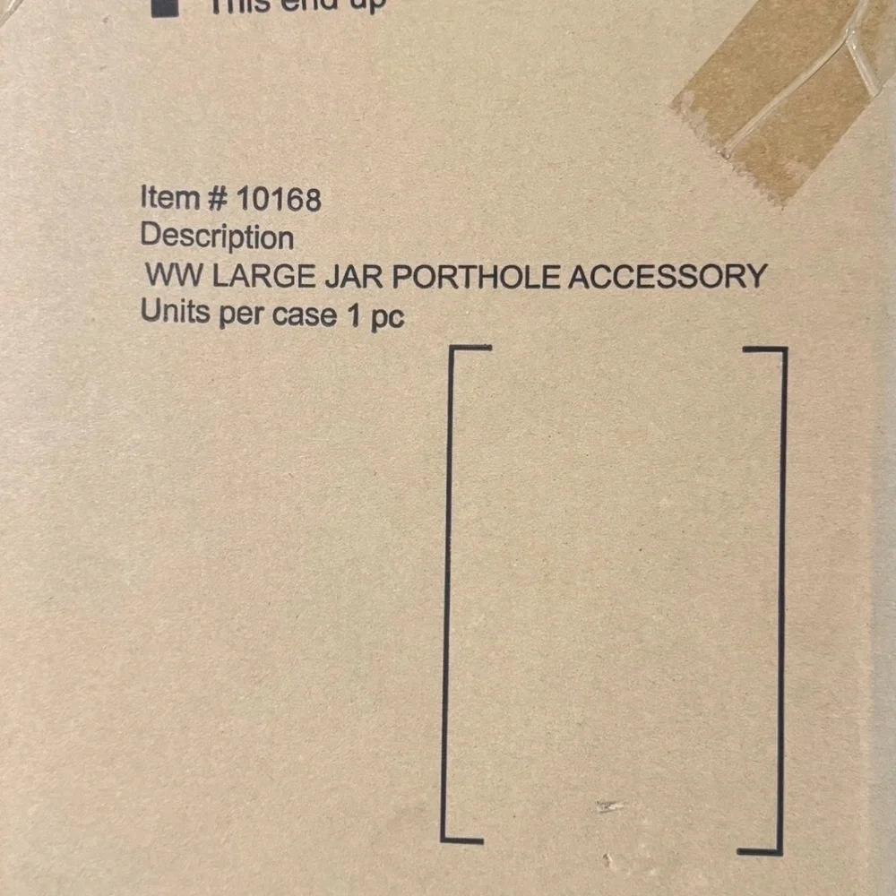 NIB Wood-wick aged bronze Candle Holder with Glass Enclosure